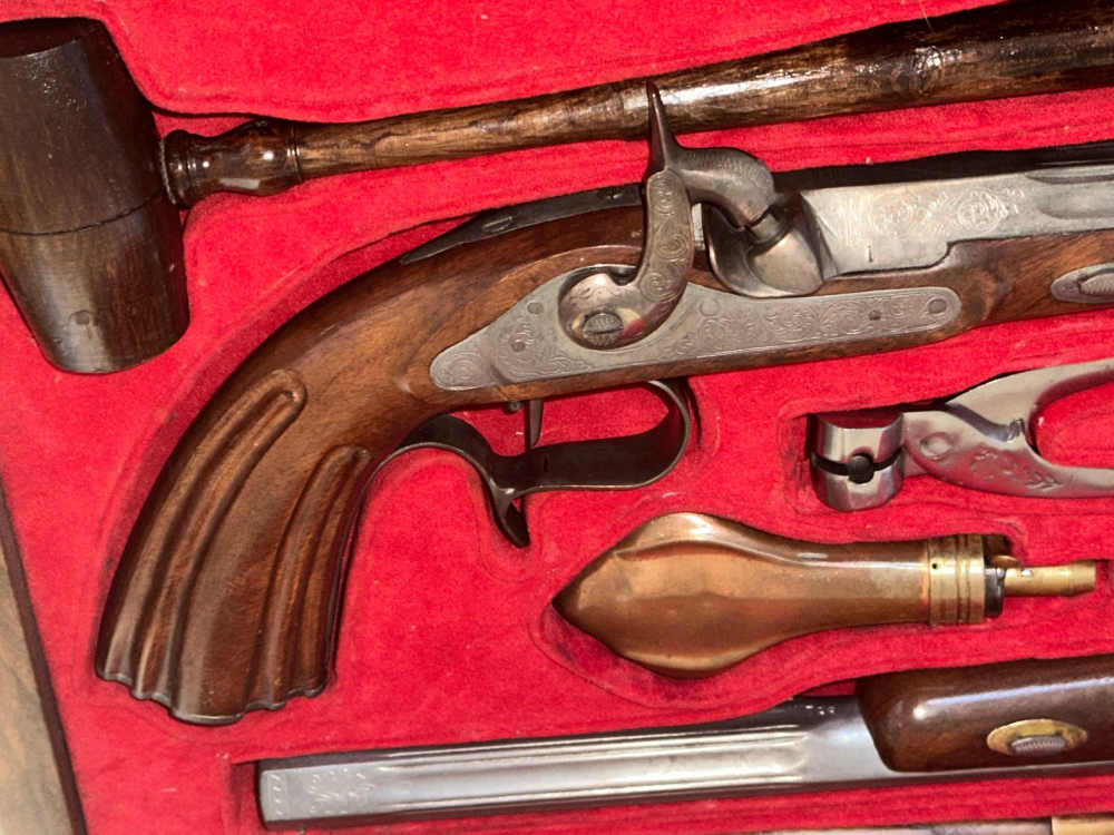 Ardesa 1871 BP Percussion Dueling Pistols Set Cal. 44 & Accessories – Spain-img-12