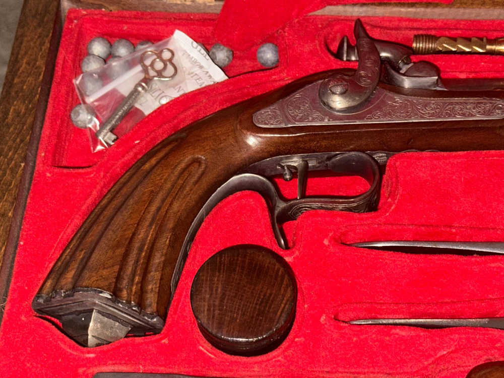 Ardesa 1871 BP Percussion Dueling Pistols Set Cal. 44 & Accessories – Spain-img-11