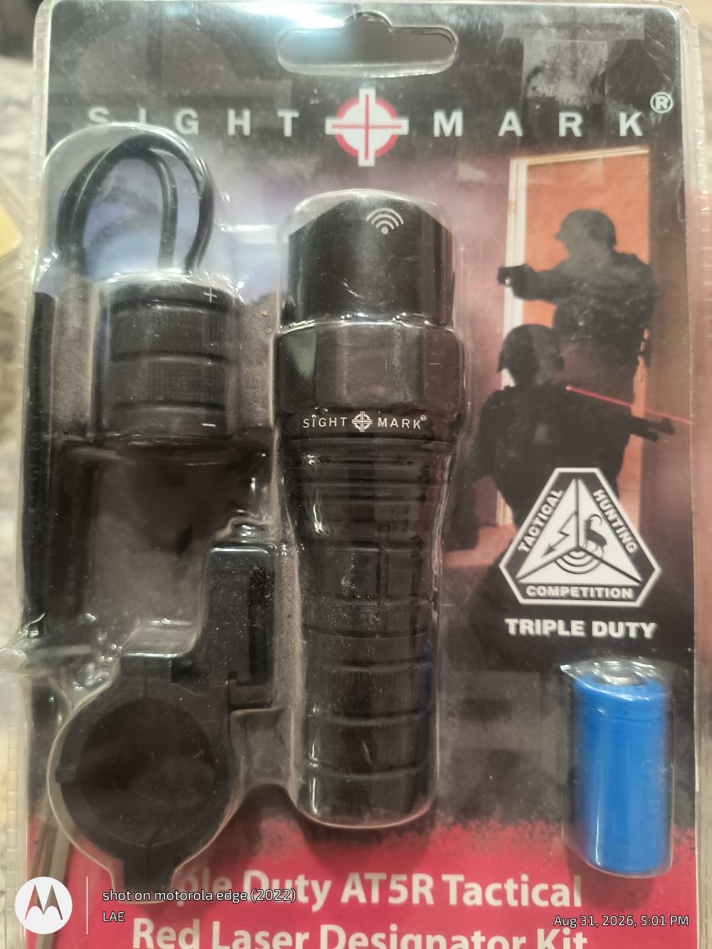 Sight Mark Triple Duty AT5R Tactical Red Laser Designator Kit NEW-img-0