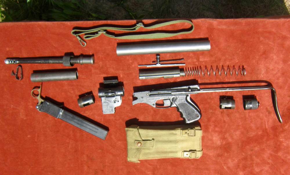 Belgian Vigneron parts kit w/excellent bore,4 mags,loader,tube,9mm smg-img-1