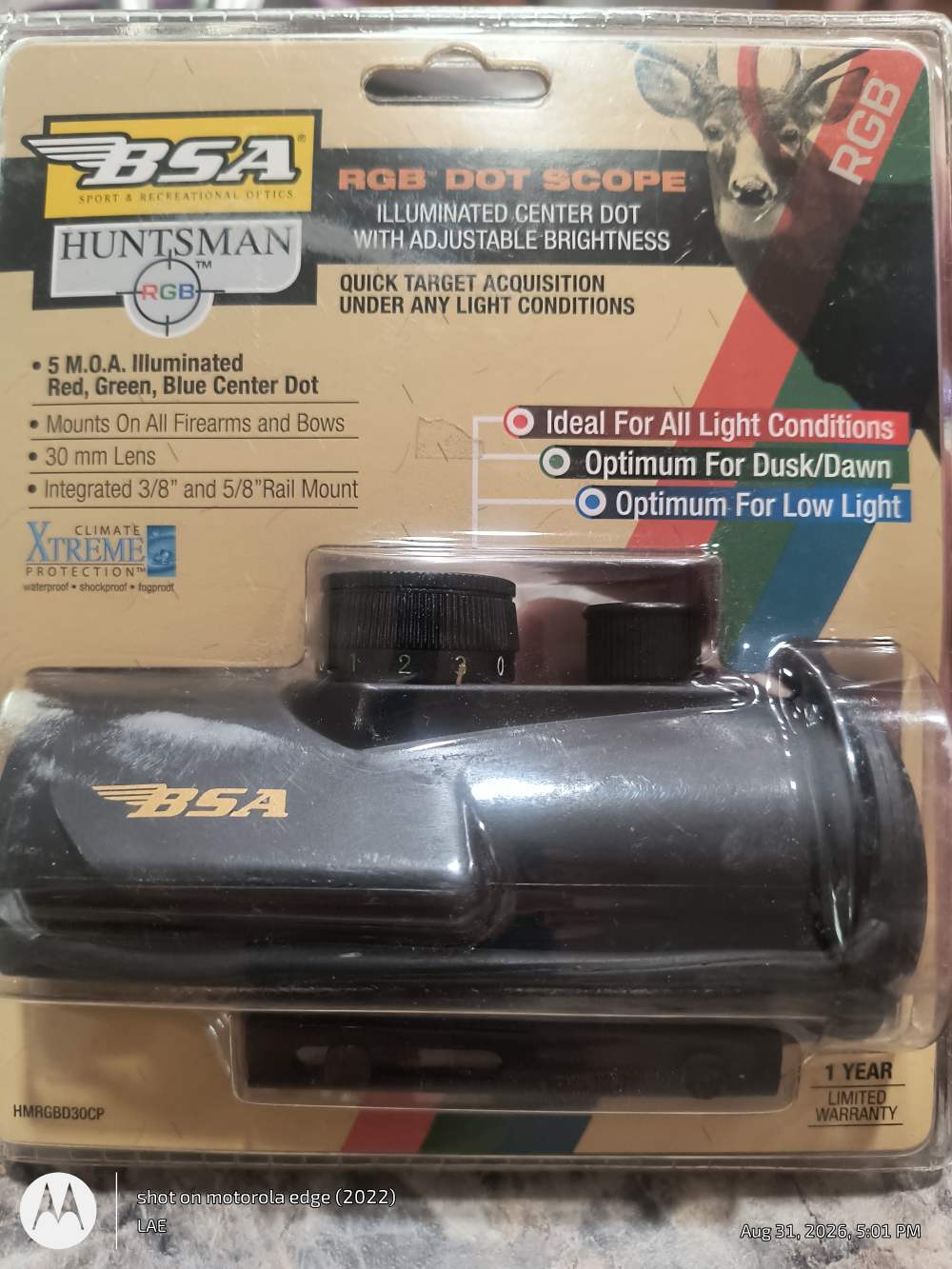 BSA RED/GREEN/BLUE Dot Scope NEW-img-0