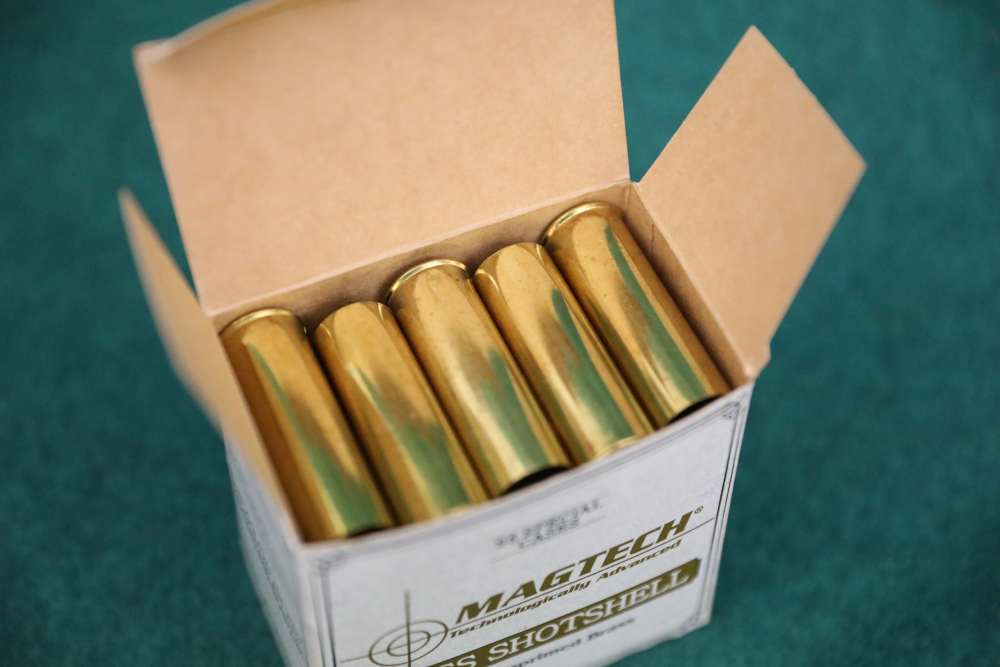 Magtech 12ga Brass Shotshell hull empties new unfired -img-2