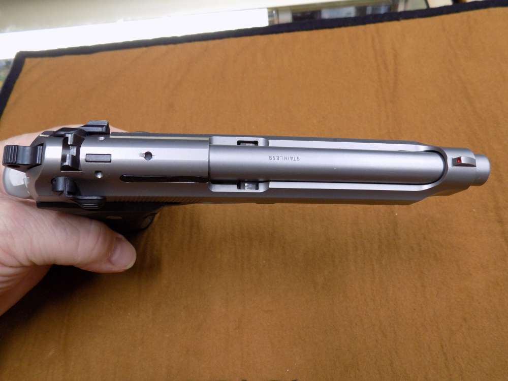 Beretta 92FS Inox 9mm Double Single Action 9mm Pistol 5" BBL, Case 2-Mags-img-6