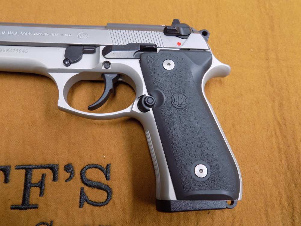 Beretta 92FS Inox 9mm Double Single Action 9mm Pistol 5" BBL, Case 2-Mags-img-1