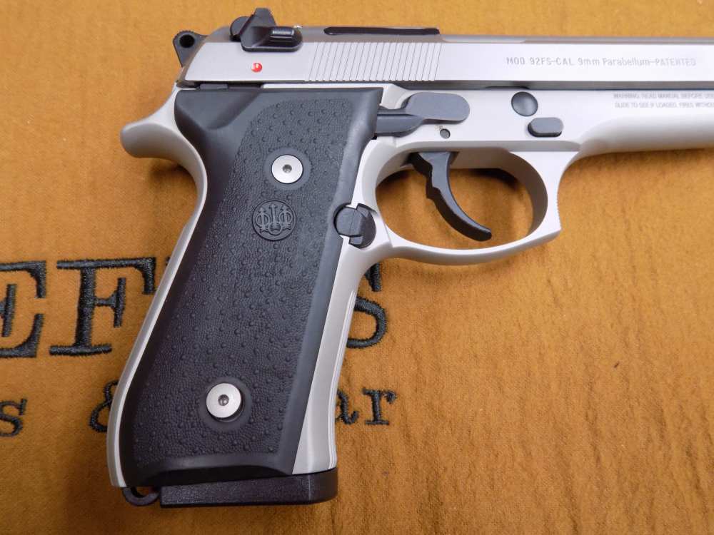 Beretta 92FS Inox 9mm Double Single Action 9mm Pistol 5" BBL, Case 2-Mags-img-3