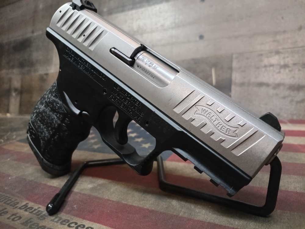 LOOK! GREAT COND. WALTHER CCP 9mm STAINLESS w/2 Mags 3.5"Brl Mfg2015 PENNY-img-6