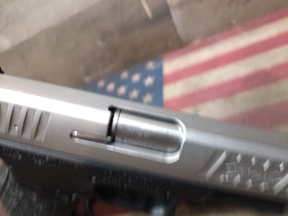 LOOK! GREAT COND. WALTHER CCP 9mm STAINLESS w/2 Mags 3.5"Brl Mfg2015 PENNY-img-10