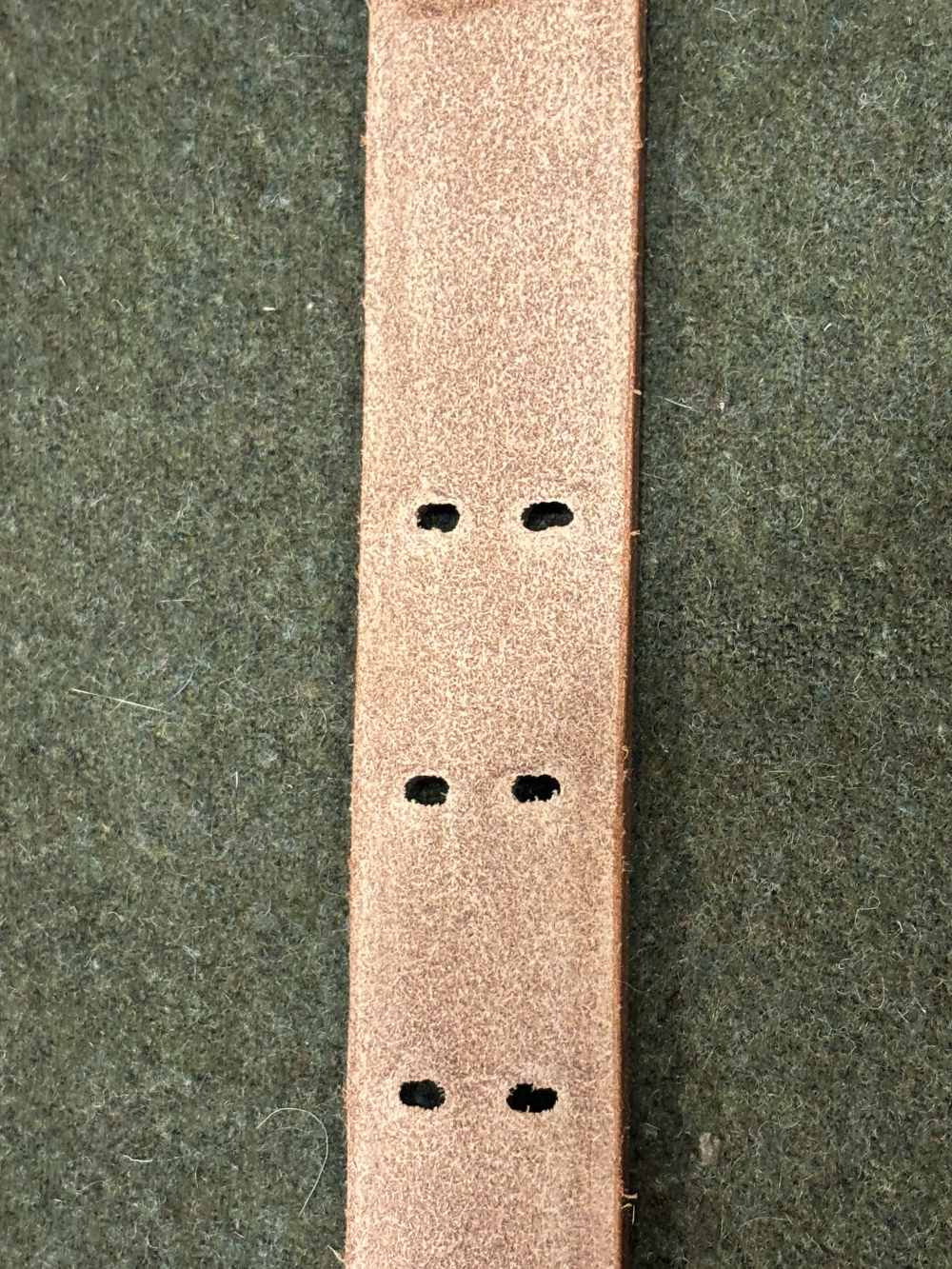 Vintage Commercial Made M1907 Leather Sling - Brass Hooks - Copper Rivets -img-24