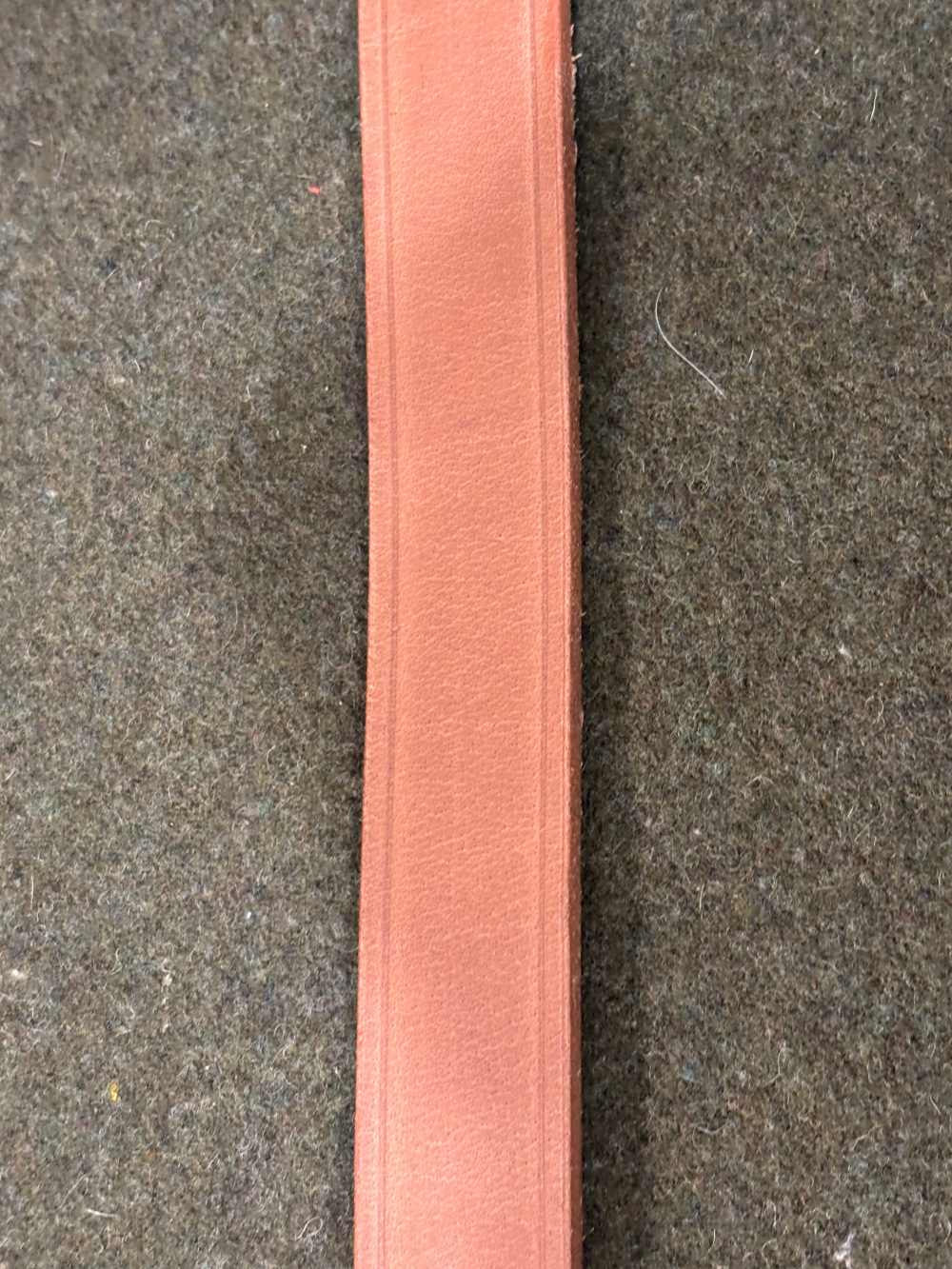 Vintage Commercial Made M1907 Leather Sling - Brass Hooks - Copper Rivets -img-10