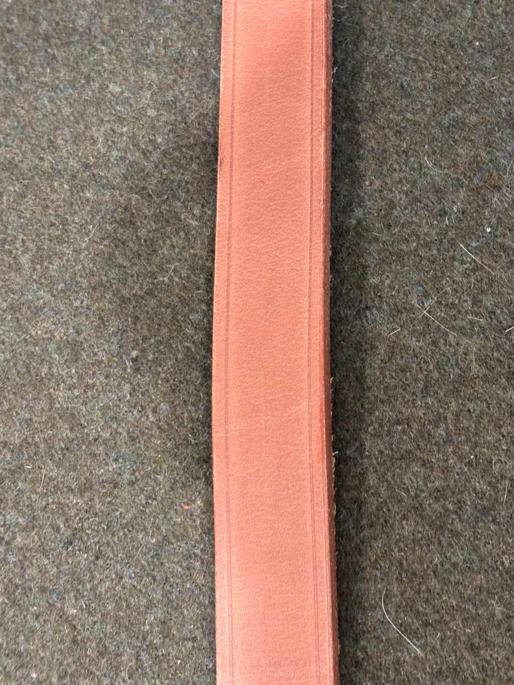 Vintage Commercial Made M1907 Leather Sling - Brass Hooks - Copper Rivets -img-11