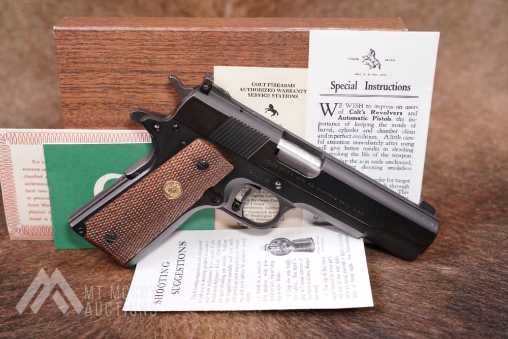 Colt Gold Cup National Match MKIII .38 Special Mid-Range 5" 1963 C&R In Box-img-0