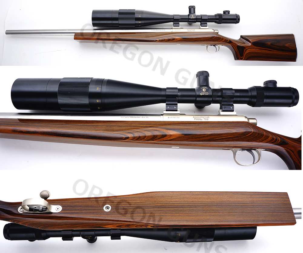 REMINGTON 700 6.5-284 WIN SINGLE SHOT HOLLAND COUSOM WORK NIGHTFORCE GLASS -img-1