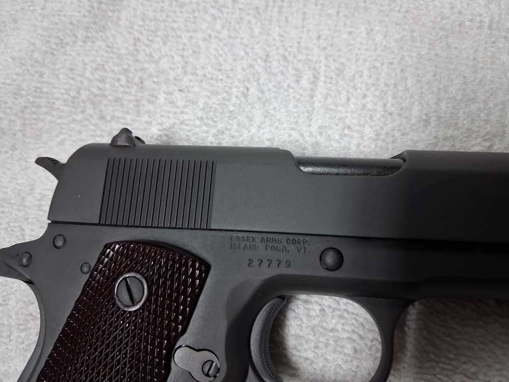 Colt WWII Model 1911 Ithaca parts M1911A1 45 Semi Auto pistol no reserve-img-3