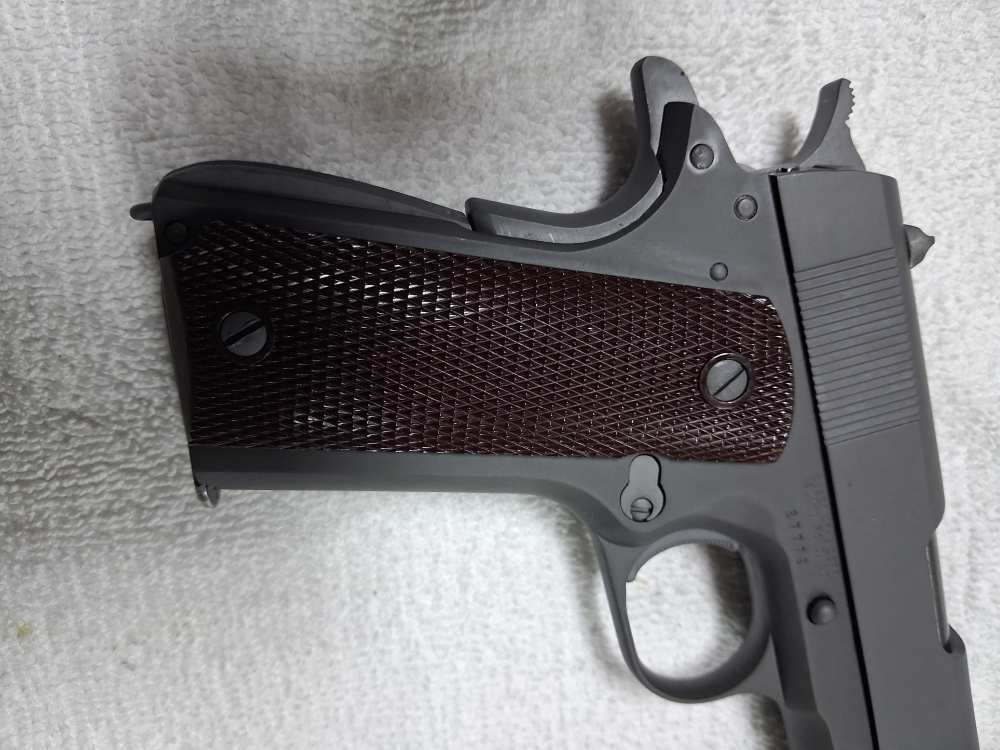 Colt WWII Model 1911 Ithaca parts M1911A1 45 Semi Auto pistol no reserve-img-15