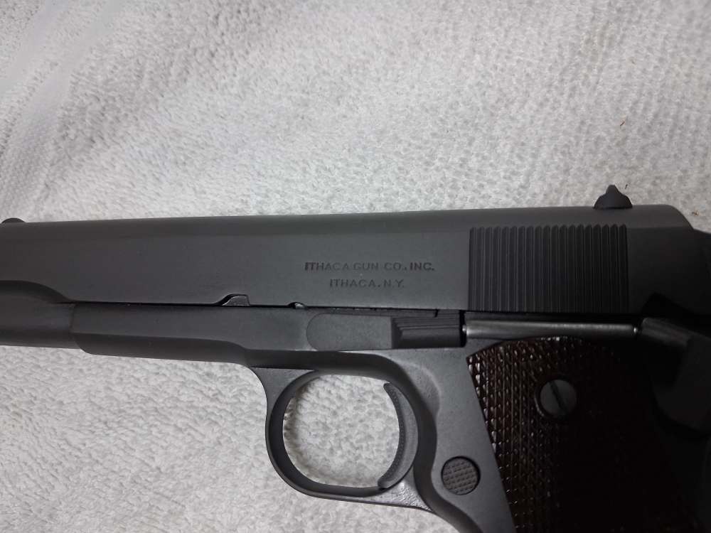 Colt WWII Model 1911 Ithaca parts M1911A1 45 Semi Auto pistol no reserve-img-2