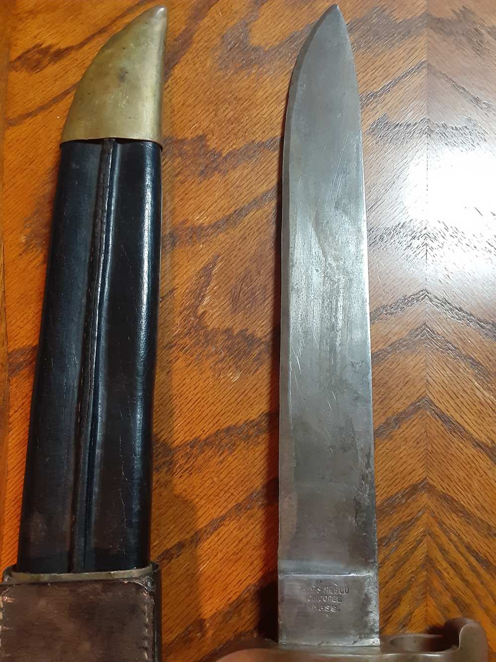 Dahlgren USN Civil War Bayonet With Scabbard and Frog 1862-img-10