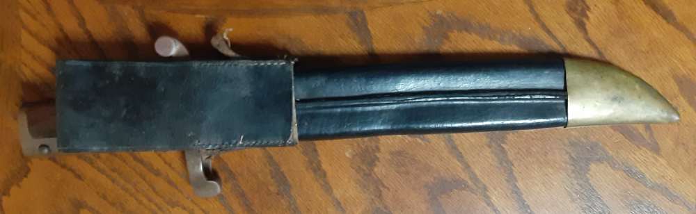 Dahlgren USN Civil War Bayonet With Scabbard and Frog 1862-img-1