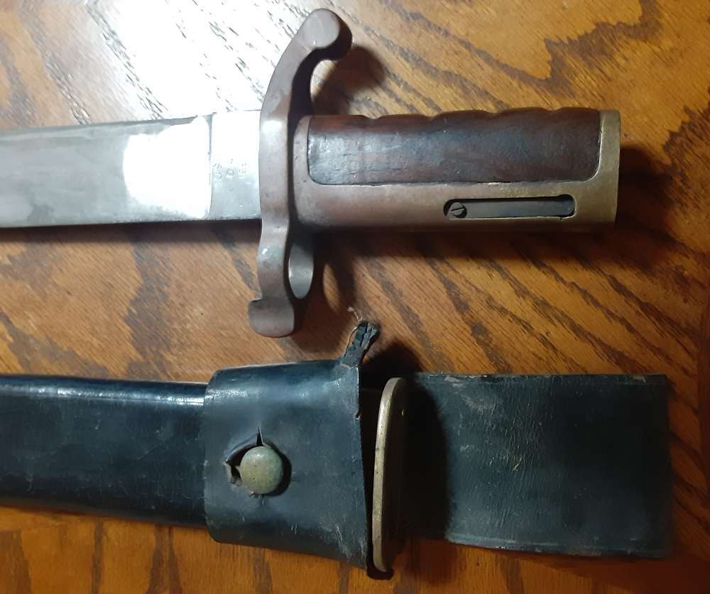 Dahlgren USN Civil War Bayonet With Scabbard and Frog 1862-img-3