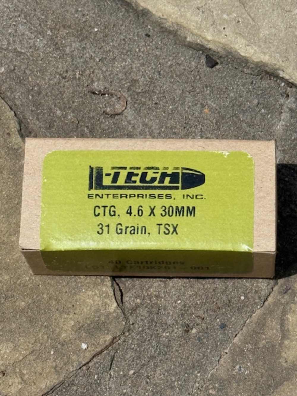 ULTRA RARE 4.6X30 31 GRAIN TSX 40 ROUNDS-img-0