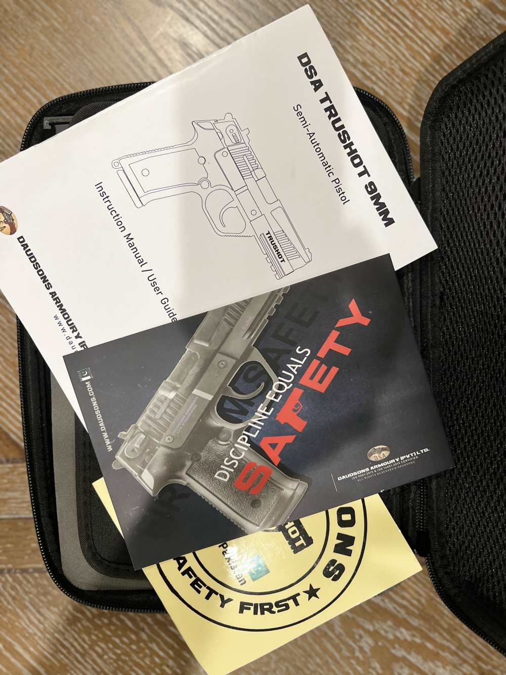 DSA TRUSHOT - 9mm semi-automatic pistol with full aluminum frame, and 14+1R-img-2