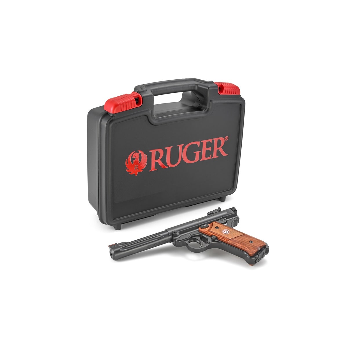 RUGER Mark IV 22LR 5.5in 10rd Checkered Laminate Single-Action Pistol 40177-img-6