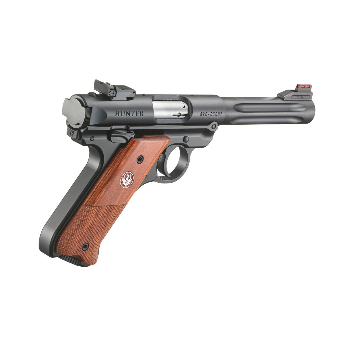 RUGER Mark IV 22LR 5.5in 10rd Checkered Laminate Single-Action Pistol 40177-img-3