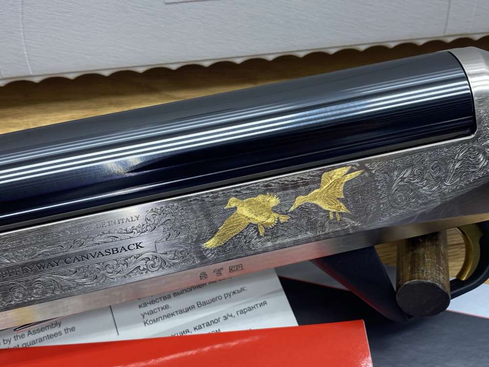 Benelli SBE II 12ga 28" *GOLD INLAID "MISSISSIPPI FLYWAY" 25TH ANNIVERSARY*-img-38