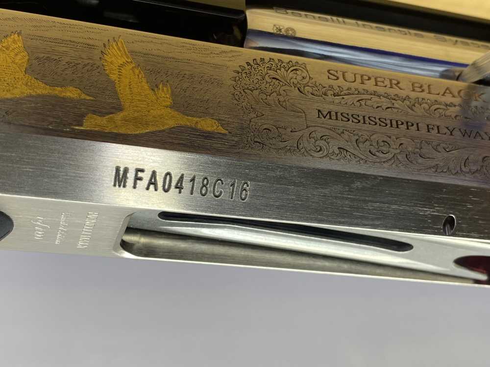 Benelli SBE II 12ga 28" *GOLD INLAID "MISSISSIPPI FLYWAY" 25TH ANNIVERSARY*-img-70