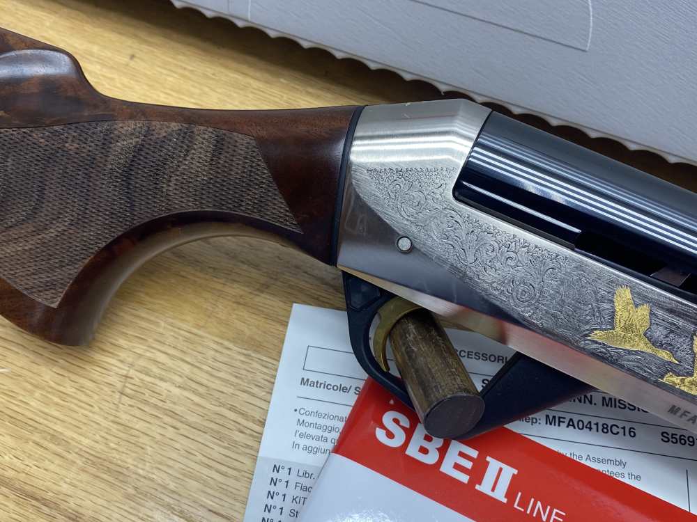 Benelli SBE II 12ga 28" *GOLD INLAID "MISSISSIPPI FLYWAY" 25TH ANNIVERSARY*-img-18
