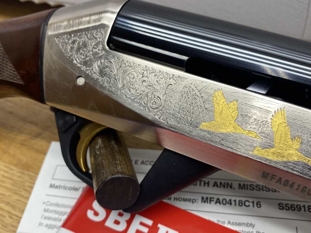 Benelli SBE II 12ga 28" *GOLD INLAID "MISSISSIPPI FLYWAY" 25TH ANNIVERSARY*-img-28
