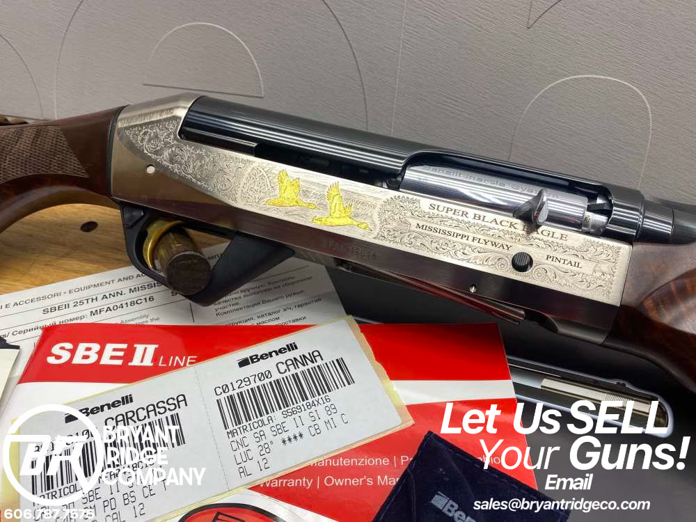 Benelli SBE II 12ga 28" *GOLD INLAID "MISSISSIPPI FLYWAY" 25TH ANNIVERSARY*-img-0