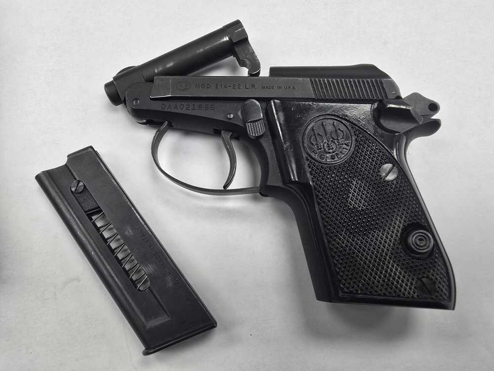 BERETTA MODEL 21A BOBCAT .22 LR – TIP-UP BARREL – ORIGINAL BOX & MANUAL -img-4