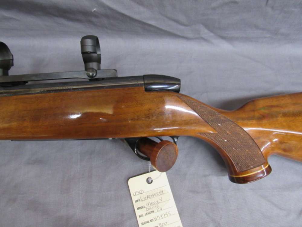 Weatherby Mark V 240 Magnum w/ 26" Barrel  and  Scope Base & Rings-img-5