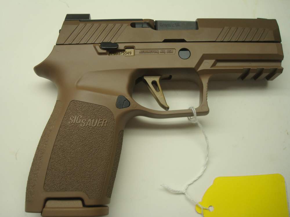 Sig Sauer P320 M18 with Custom Works FCU - Tan - 7 Mags 10 Round - 9MM-img-7
