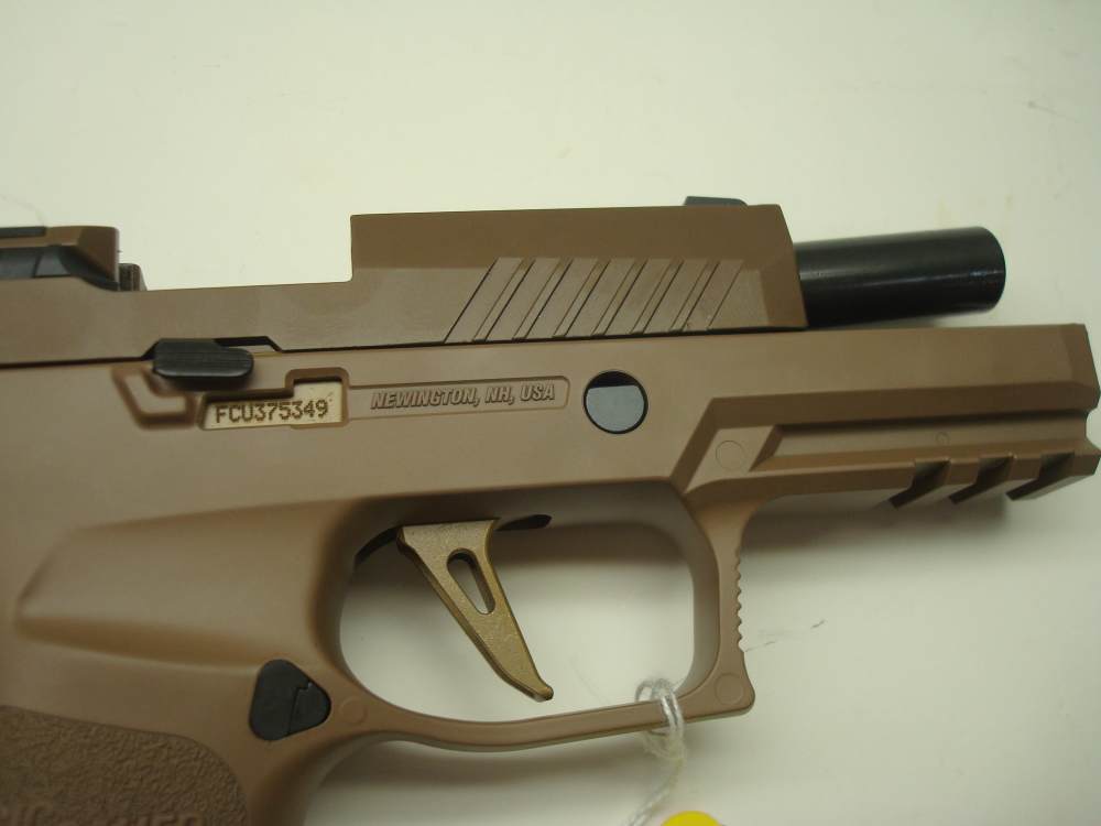Sig Sauer P320 M18 with Custom Works FCU - Tan - 7 Mags 10 Round - 9MM-img-12