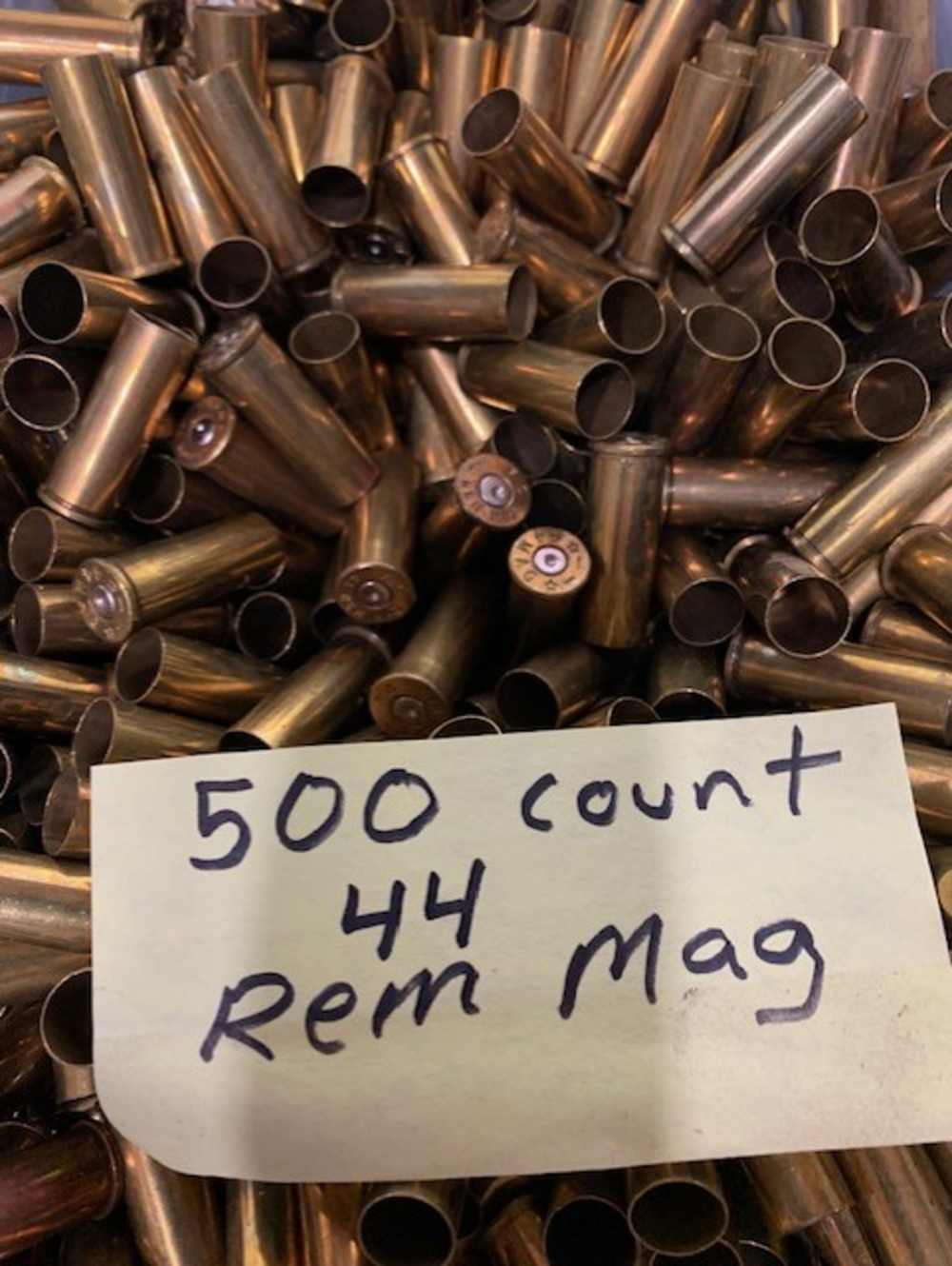 500 Count mixed 44 Rem Mag brass-img-0