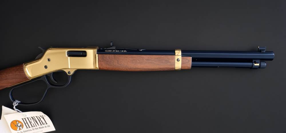 Henry Big Boy Brass Side Gate H006GM .357 Mag / .38 Spl 20 in Octagon — Unf-img-9