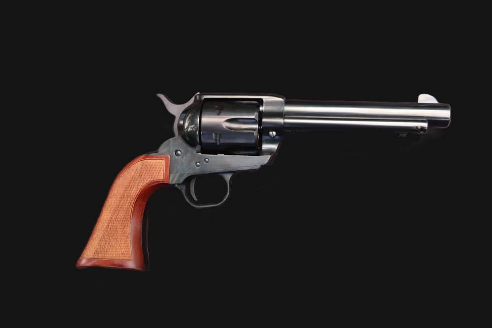 Taylor's & Co TC9 1873 Army Checkered 9mm Revolver 5.5" - 200108-img-0