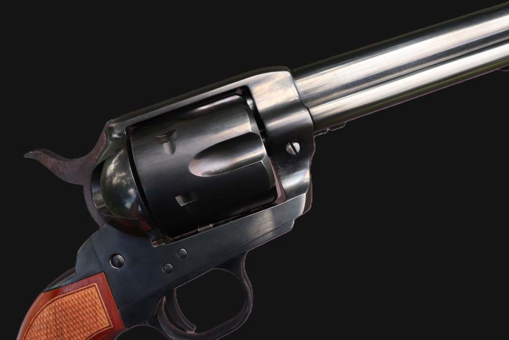 Taylor's & Co TC9 1873 Army Checkered 9mm Revolver 5.5" - 200108-img-1