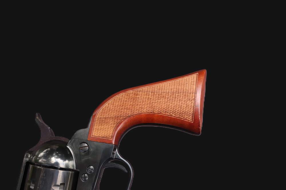 Taylor's & Co TC9 1873 Army Checkered 9mm Revolver 5.5" - 200108-img-10