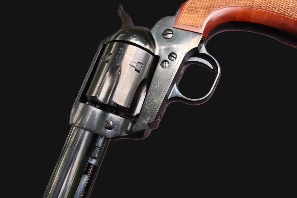 Taylor's & Co TC9 1873 Army Checkered 9mm Revolver 5.5" - 200108-img-4