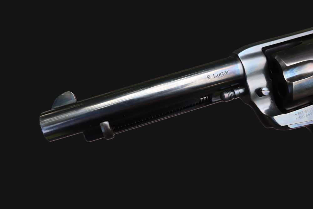 Taylor's & Co TC9 1873 Army Checkered 9mm Revolver 5.5" - 200108-img-3