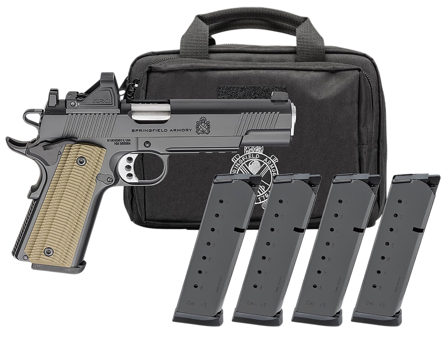 Springfield 1911 Operator AOS Gear Pac 45 ACP Pistol 5 Black PO9230AOSPAC-img-0
