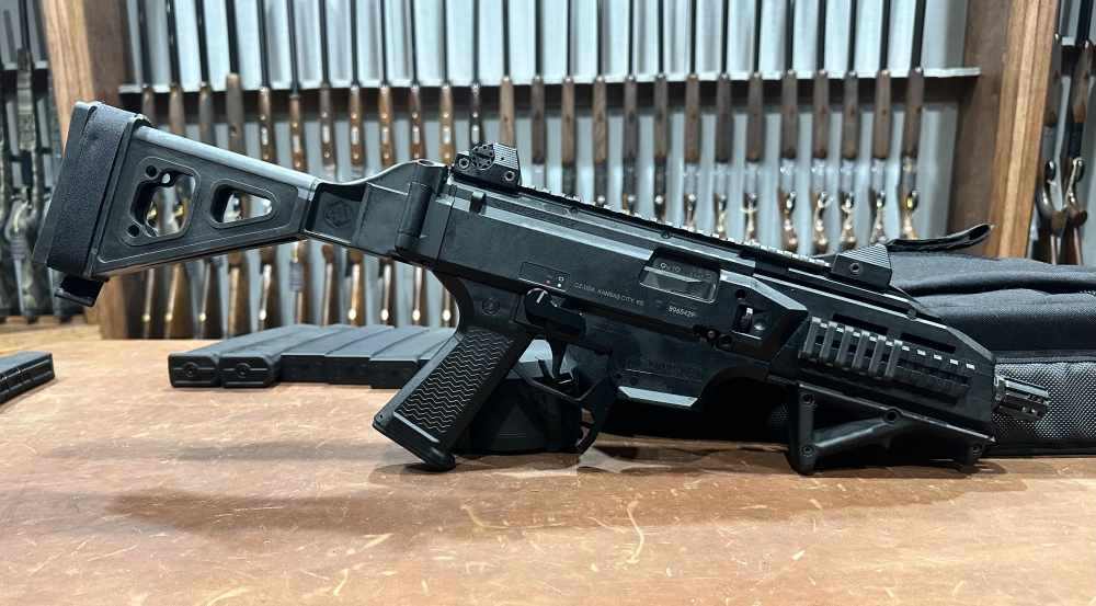 CZ Scorpion EVO 3 S1 9mm  Suppressor Adapter + 10 MAGS + Drum  (NO RESERVE)-img-5