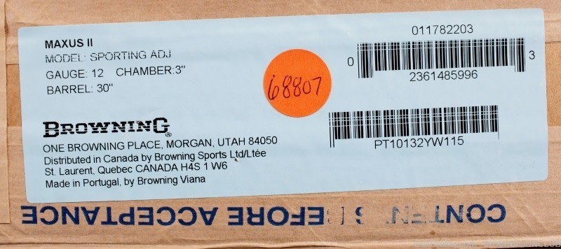 NIB BROWNING MAXUS II SPORTING ADJ 12GA 30" CASE-img-15
