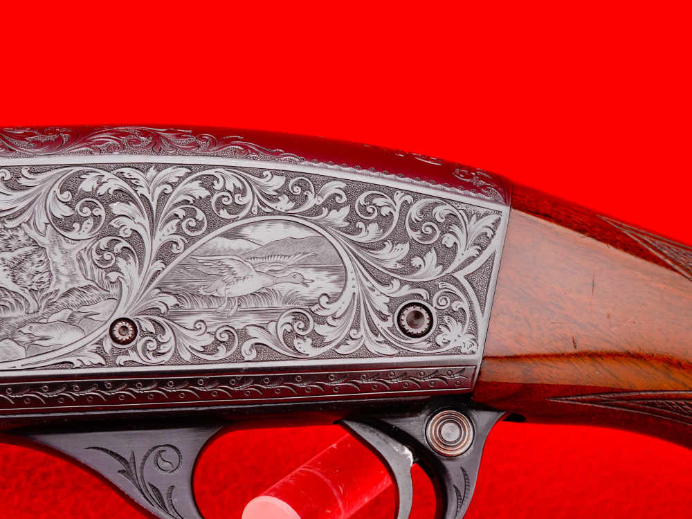 CARL ENNIS FACTORY ENGRAVED 1954 Remington Model 11-48F Premier .410 Bore-img-15