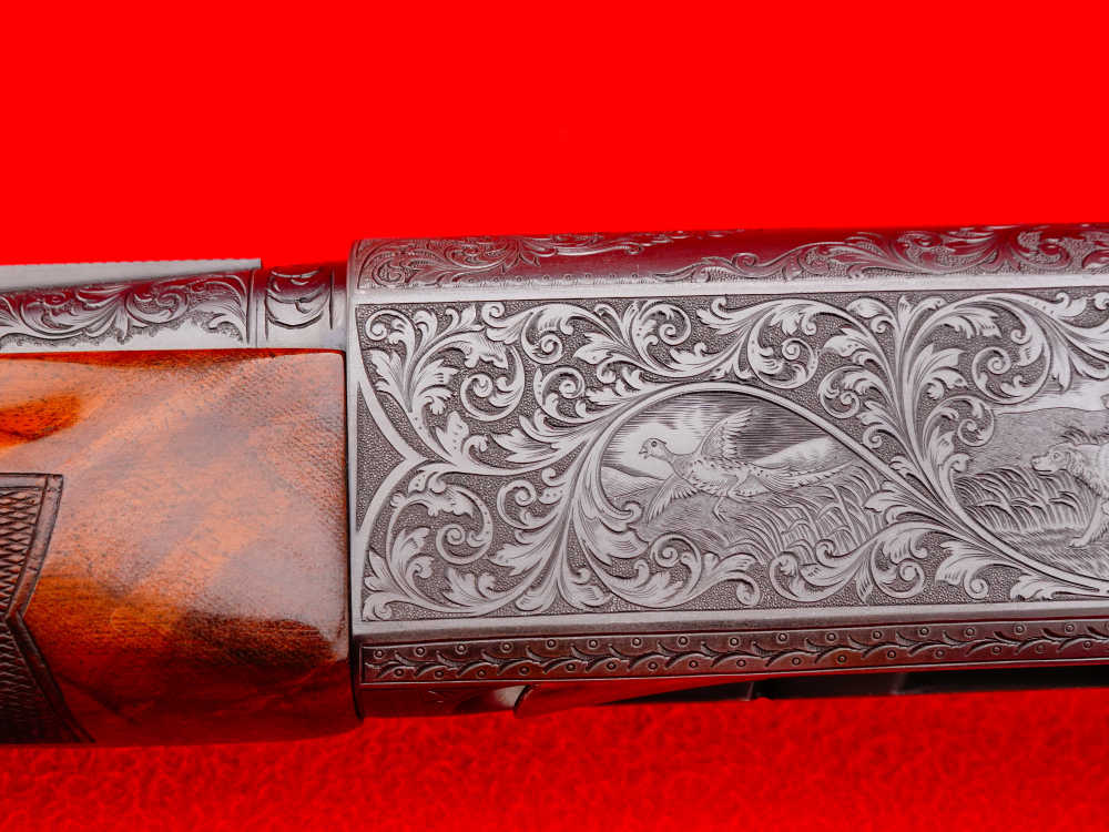 CARL ENNIS FACTORY ENGRAVED 1954 Remington Model 11-48F Premier .410 Bore-img-12