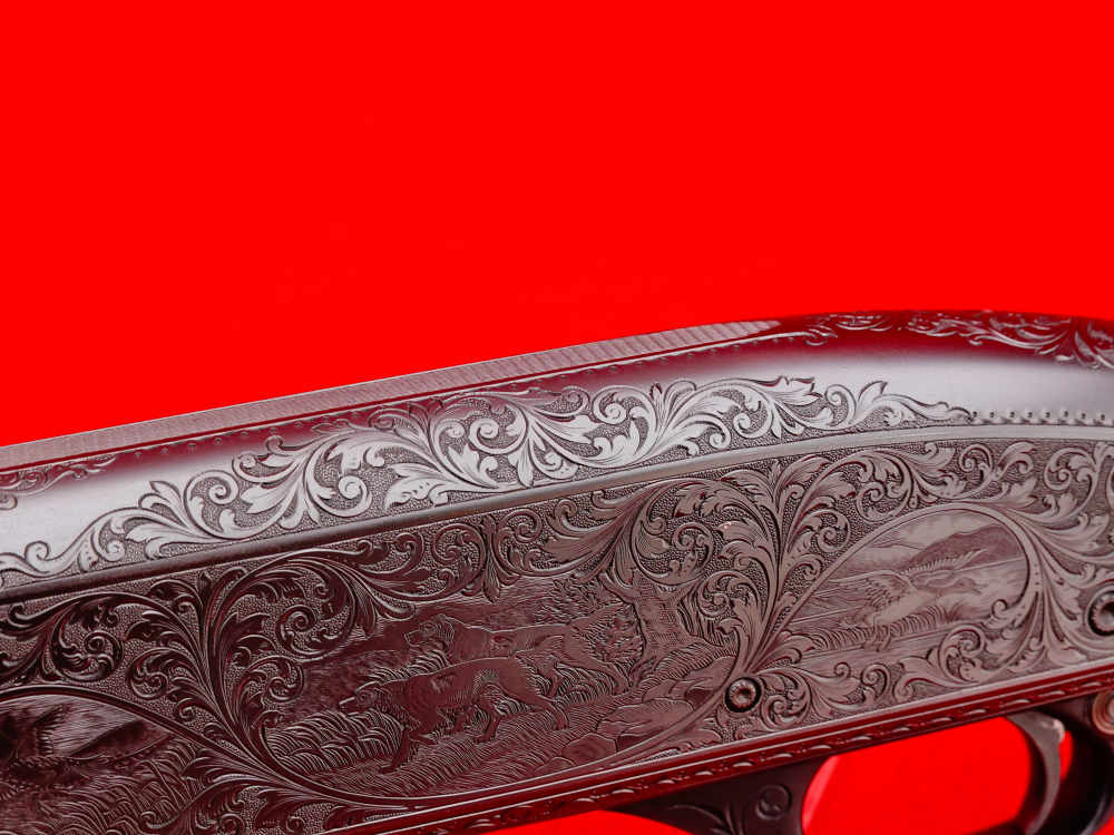 CARL ENNIS FACTORY ENGRAVED 1954 Remington Model 11-48F Premier .410 Bore-img-20