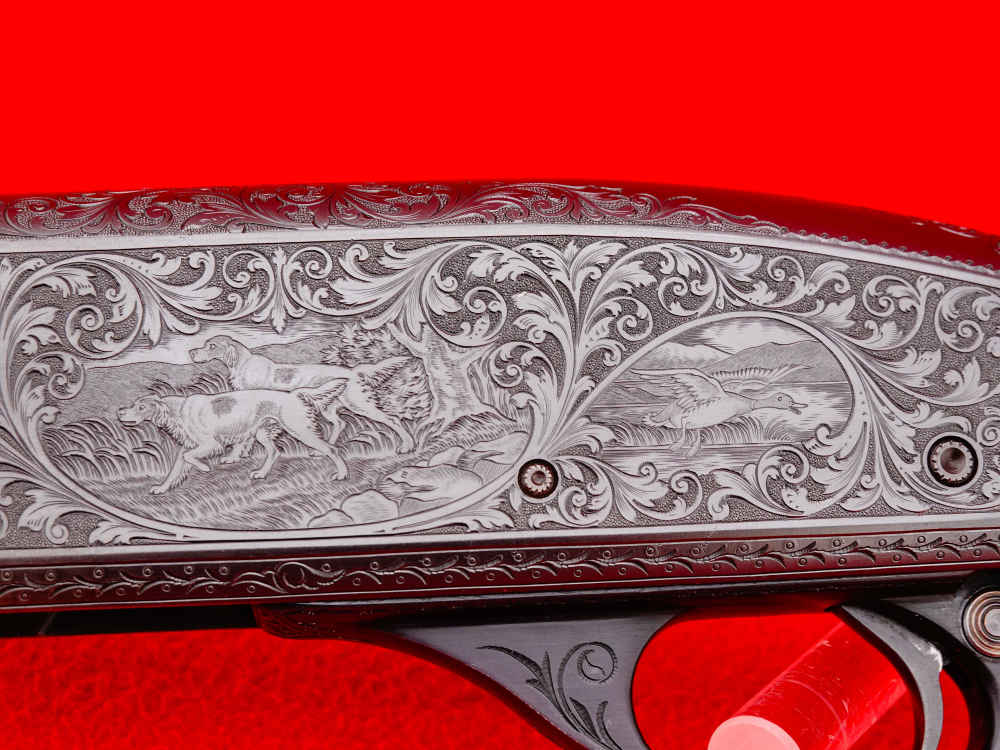 CARL ENNIS FACTORY ENGRAVED 1954 Remington Model 11-48F Premier .410 Bore-img-14
