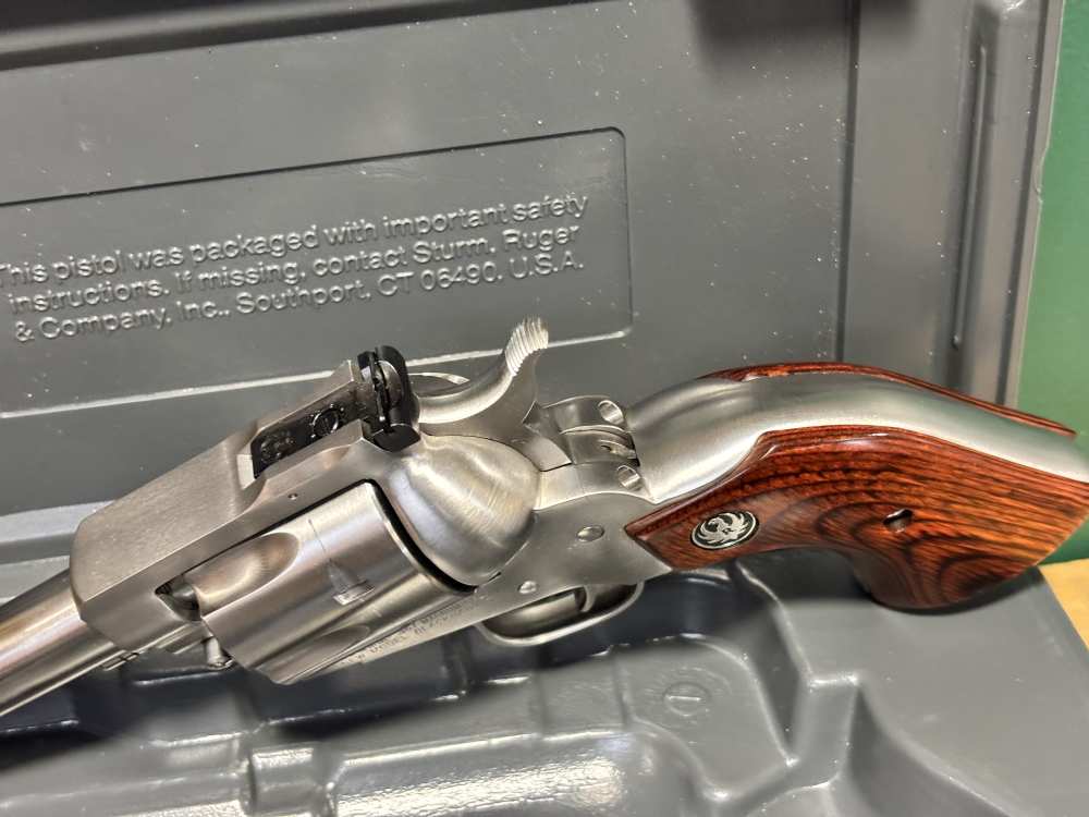Ruger Stainless New Model Blackhawk .357 Mag 4.25" w/ Orig Box -img-7